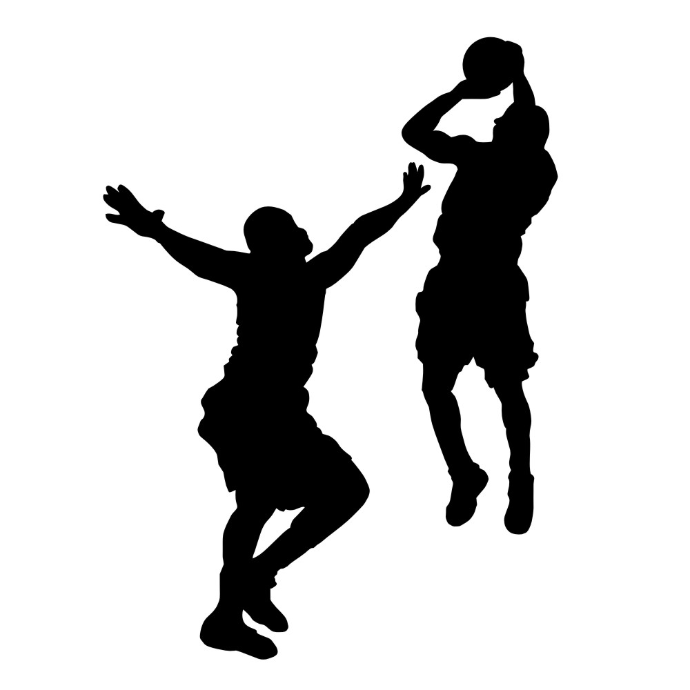 free black and white basketball clipart - photo #22