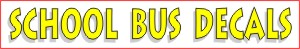 Solar Graphics carries a large inventory of School Bus Decals  and most decals are in stock and ready to ship. If you do not see what you are looking for, give us a call or drop an email.